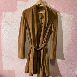 Ralph Lauren Suede Coat